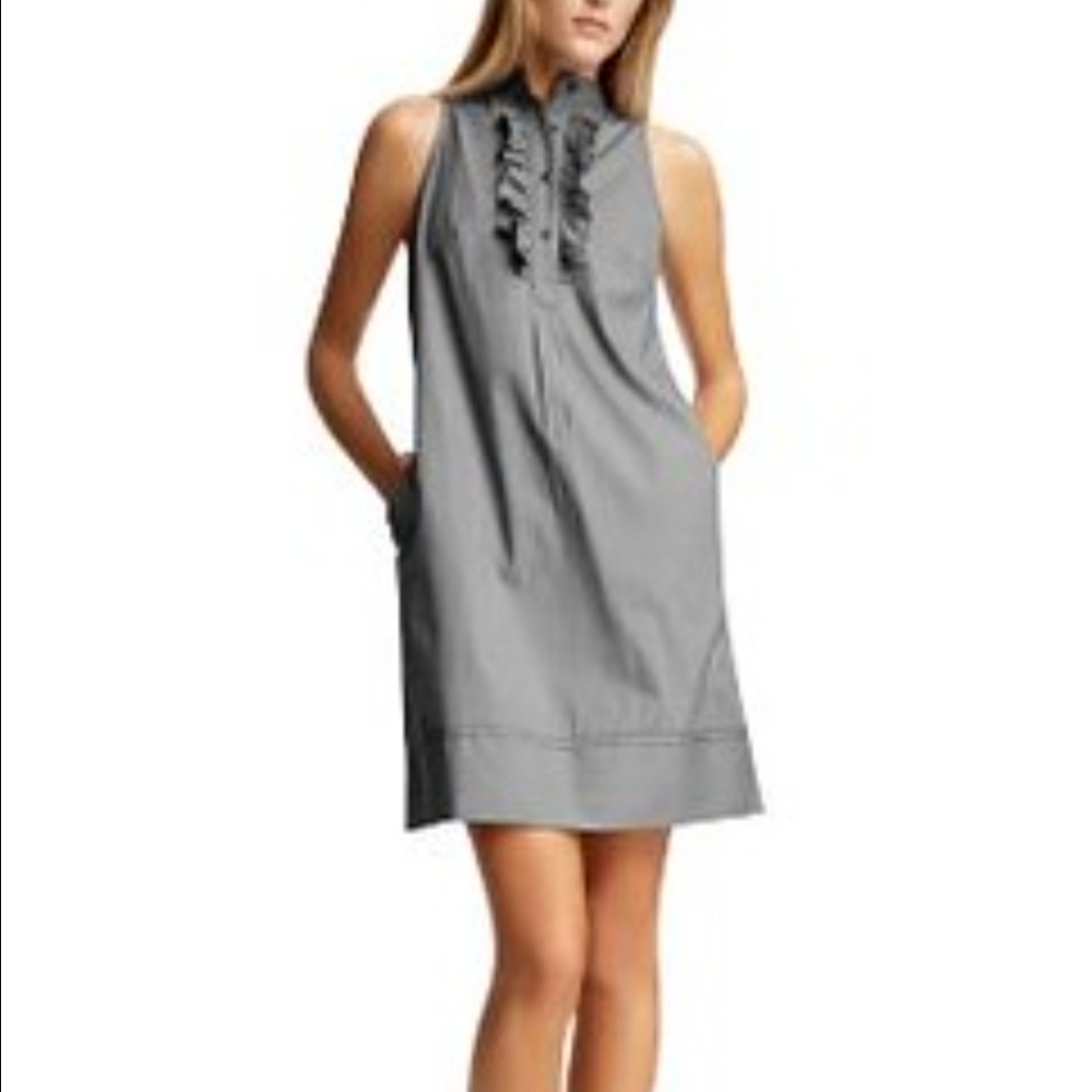 Gap Sleeveles Shirt Dress - Picture 3 of 9